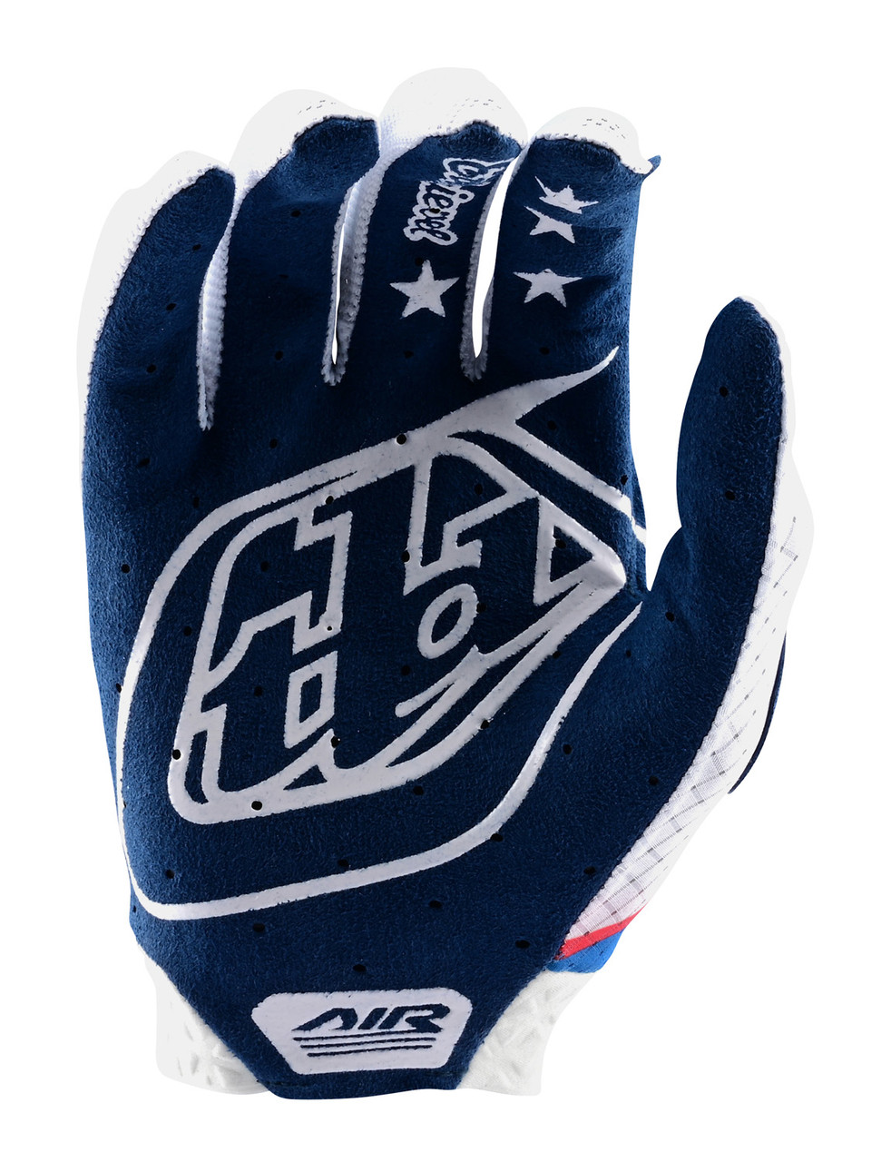 Troy Lee Designs Air Evel Knievel White Blue Glove