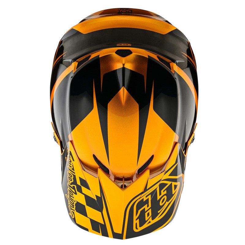 Troy Lee Designs GP Check Up Gold Black Helmet