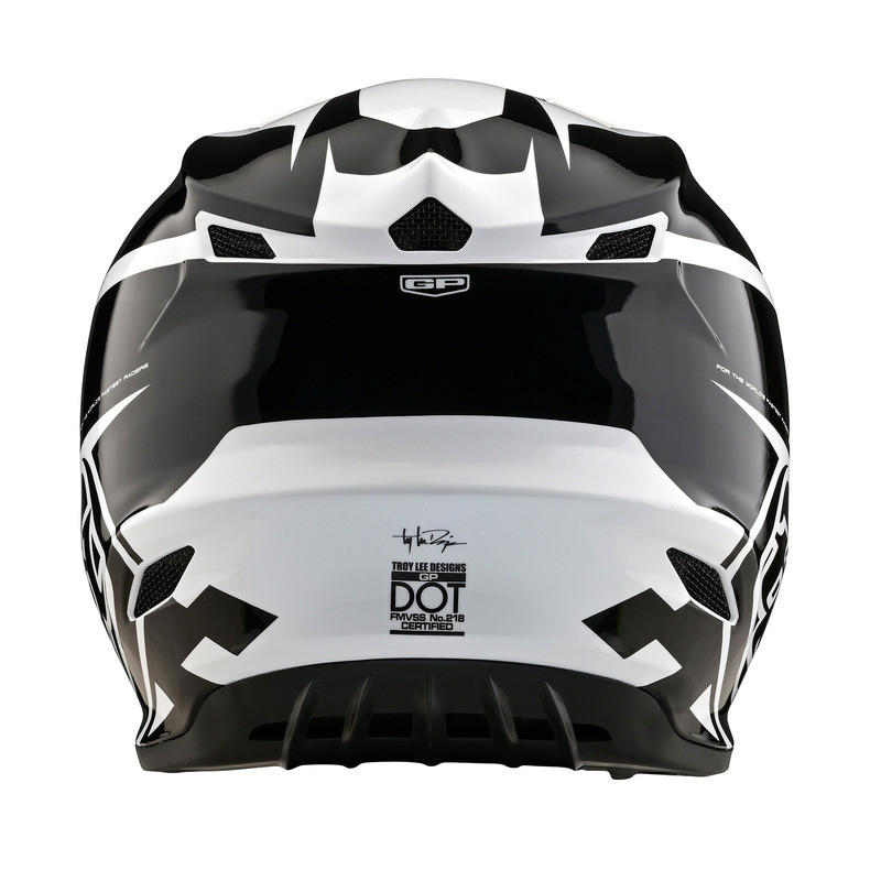 Troy Lee Designs GP Check Up White Black Helmet