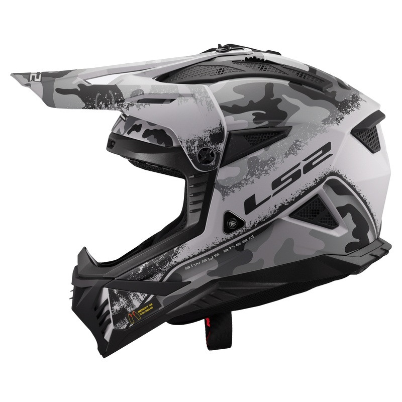 LS2 Gate II Carbine Matte Gray Black Helmet