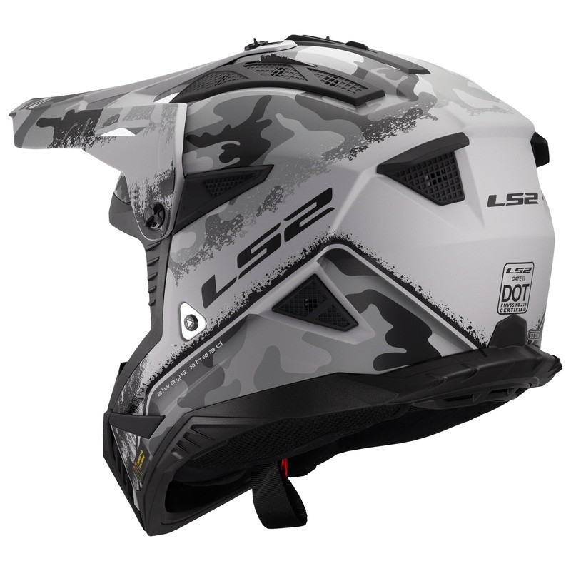 LS2 Gate II Carbine Matte Gray Black Helmet