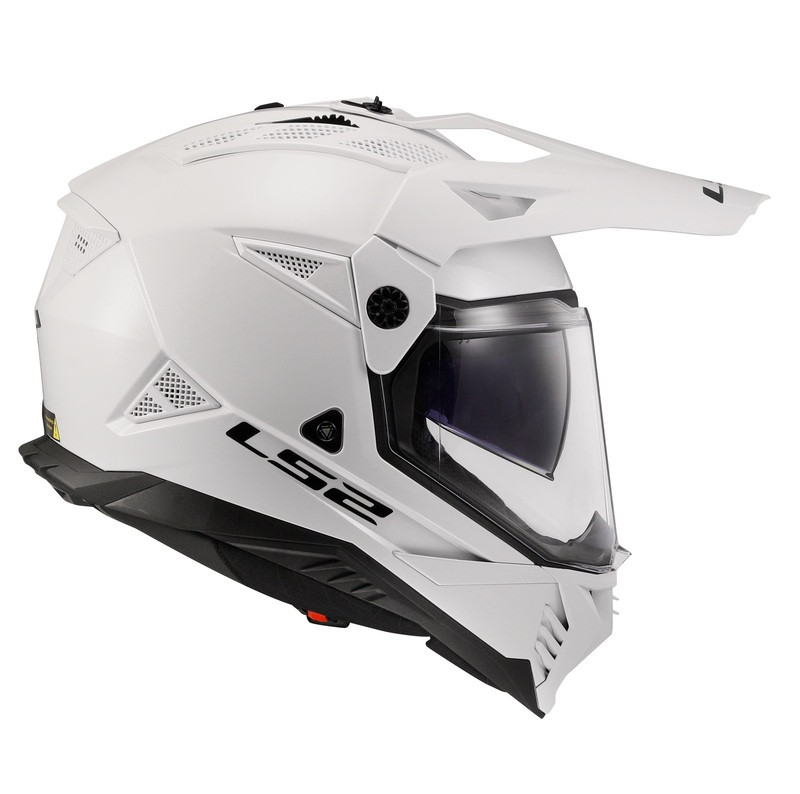 LS2 Blaze II Solid Gloss White Helmet - Speed Addicts