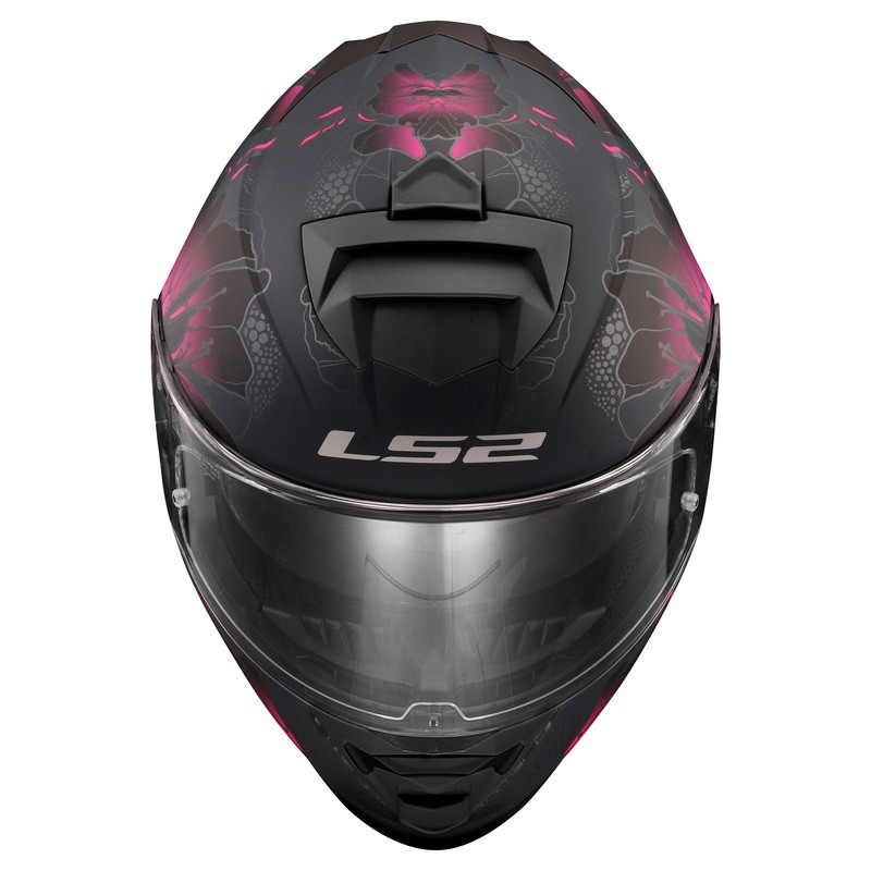 LS2 Assault Burst Matte Black Purple Helmet - Speed Addicts