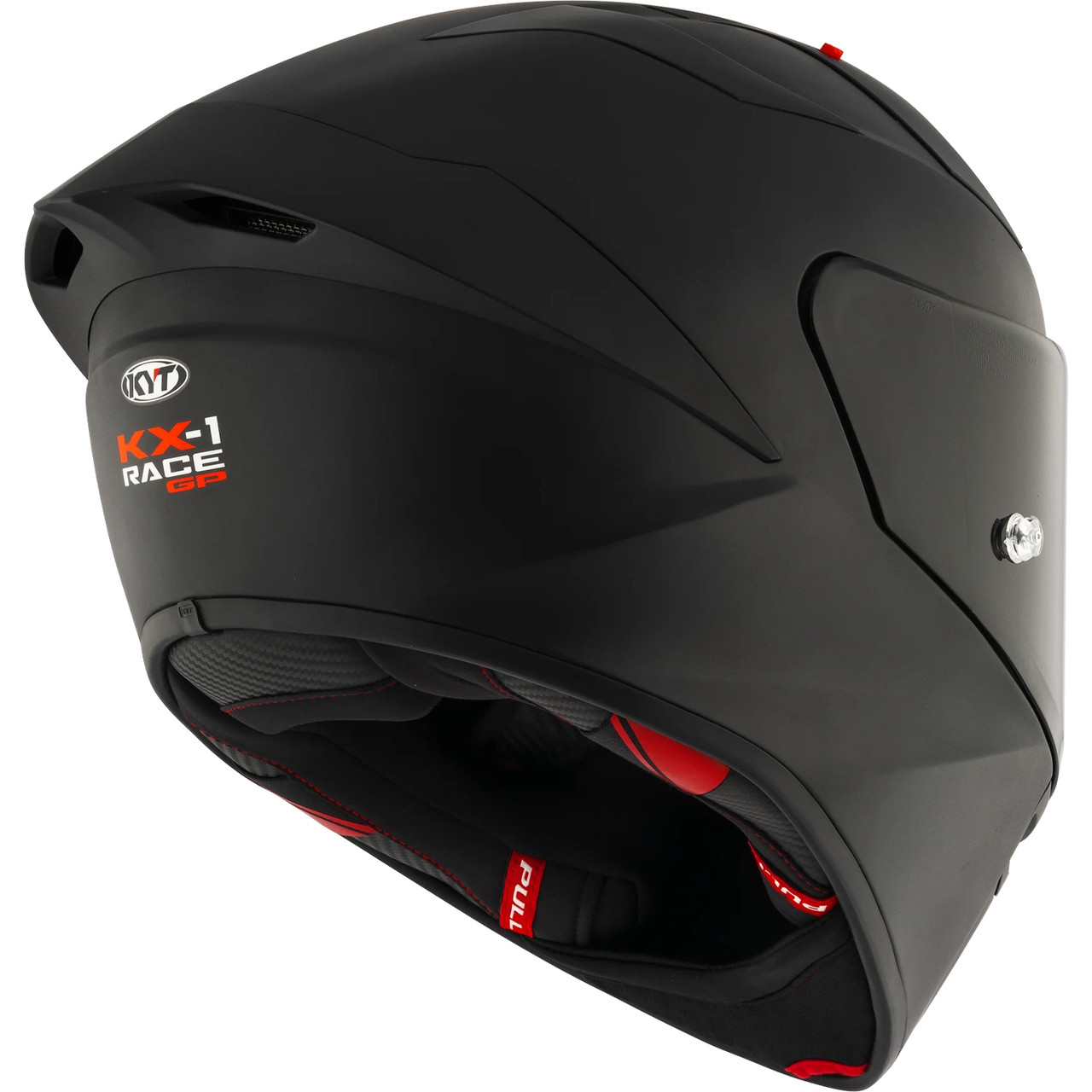 KYT KX-1 Race GP Matte Black Helmet - Speed Addicts