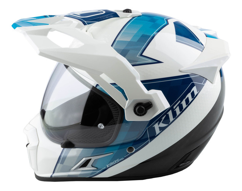Klim Krios Pro Spectrum White Blue Helmet