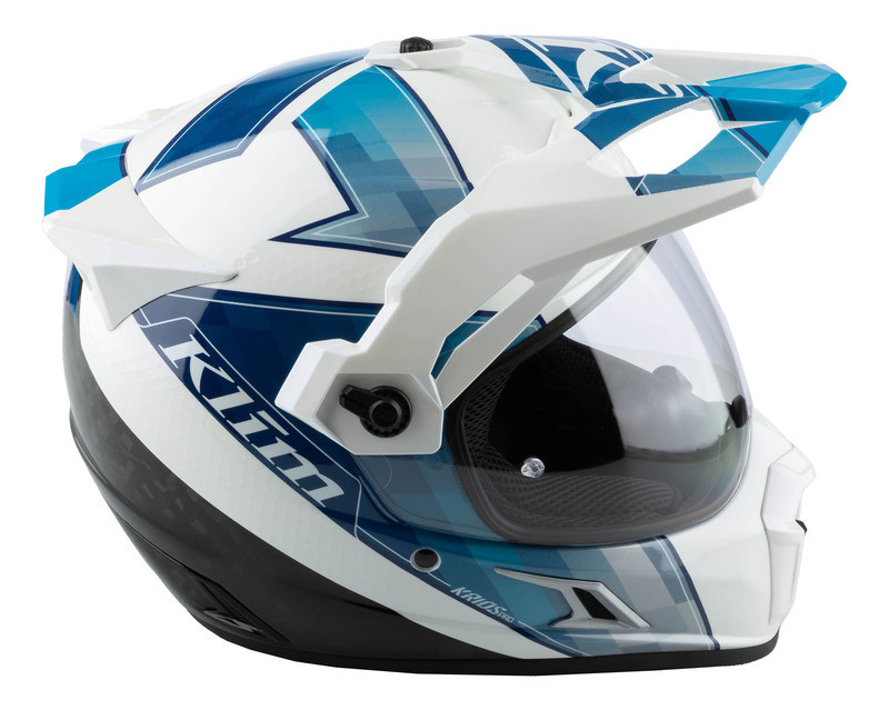 Klim Krios Pro Spectrum White Blue Helmet