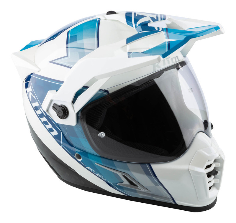 Klim Krios Pro Spectrum White Blue Helmet