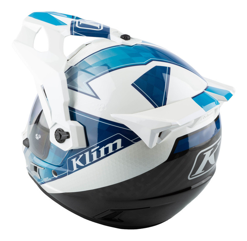 Klim Krios Pro Spectrum White Blue Helmet - Speed Addicts