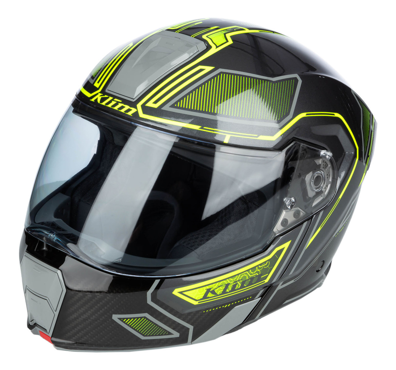 Klim GT1 Expedition Encrypted Gloss Asphalt Hi-Vis Helmet - Speed