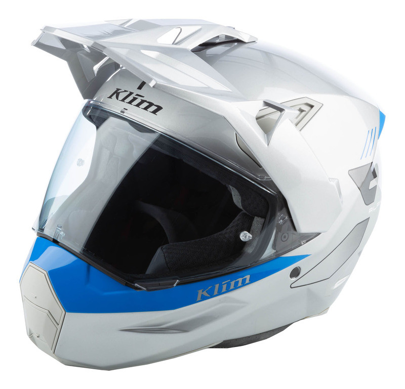 Klim X1 Alpha Gloss Concept High-Rise Electric Blue Lemonade Helmet