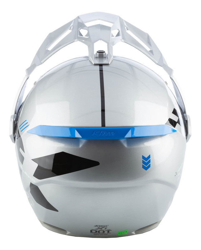Klim X1 Alpha Gloss Concept High-Rise Electric Blue Lemonade Helmet