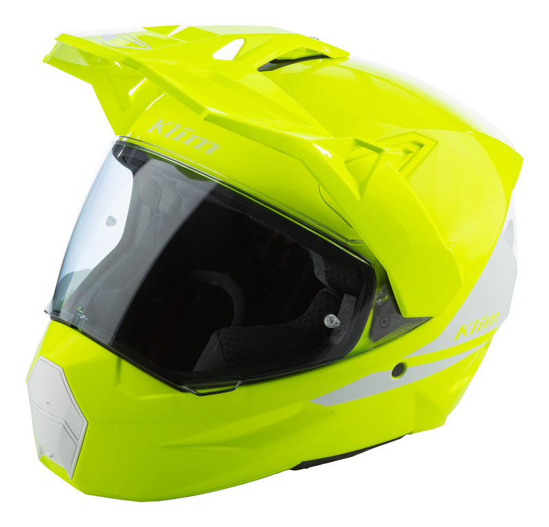Klim X1 Alpha Gloss Hi-Vis White Helmet
