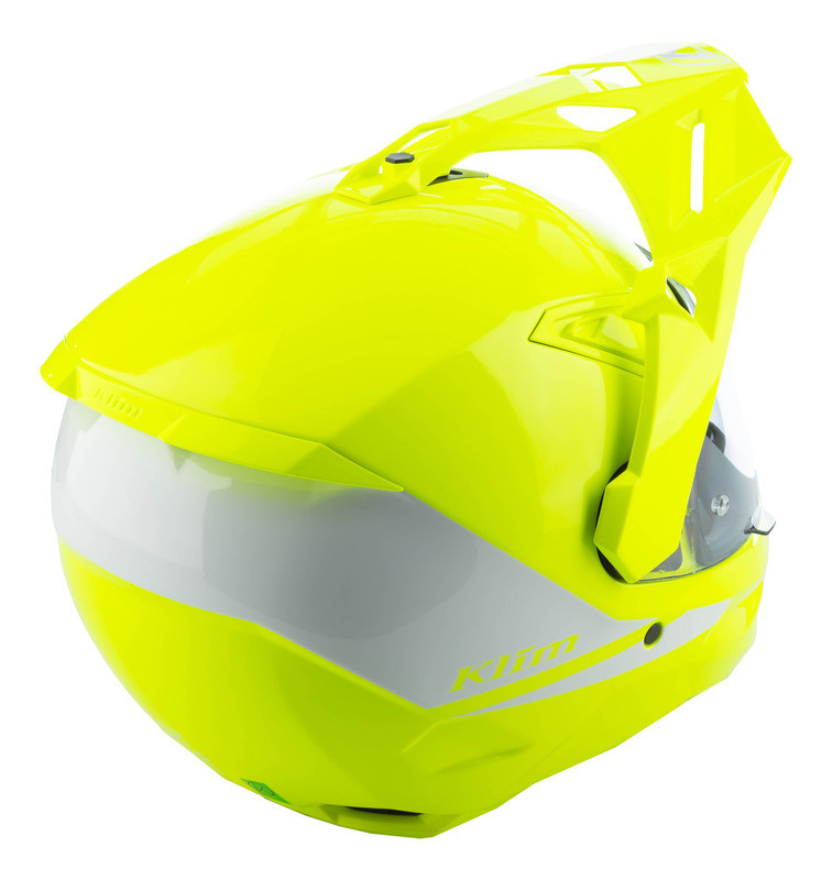 Klim X1 Alpha Gloss Hi-Vis White Helmet