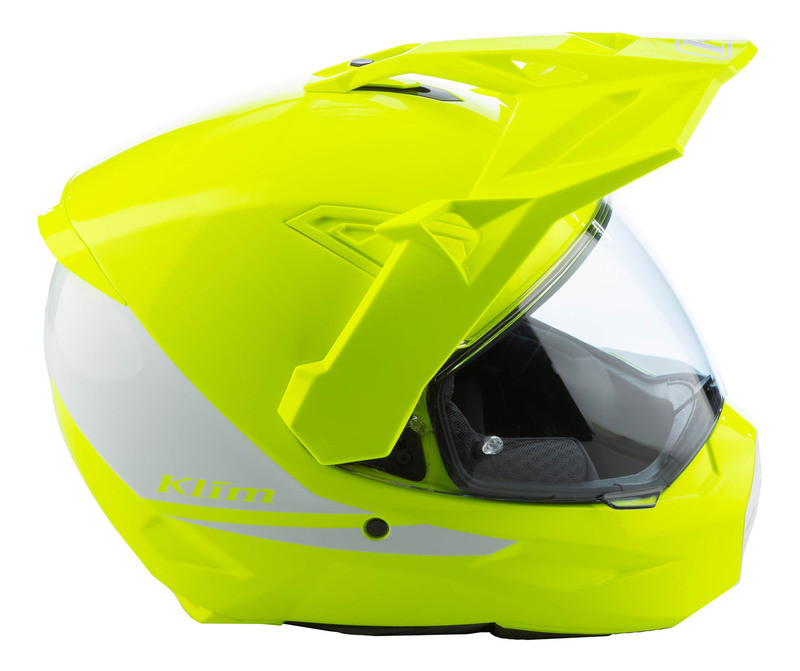 Klim X1 Alpha Gloss Hi-Vis White Helmet