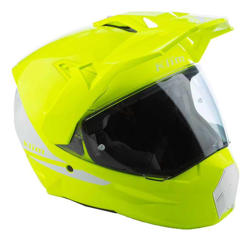 Klim X1 Alpha Gloss Hi-Vis White Helmet