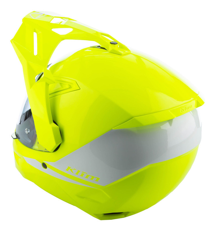 Klim X1 Alpha Gloss Hi-Vis White Helmet
