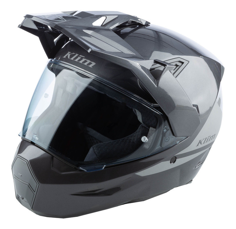 Klim X1 Alpha Gloss Metallic Asphalt Monument Helmet