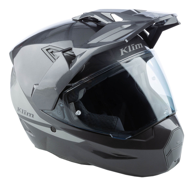 Klim X1 Alpha Gloss Metallic Asphalt Monument Helmet