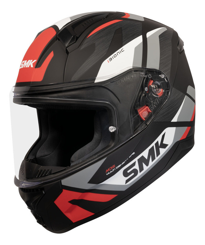 SMK Agnar Red Tektron Helmet