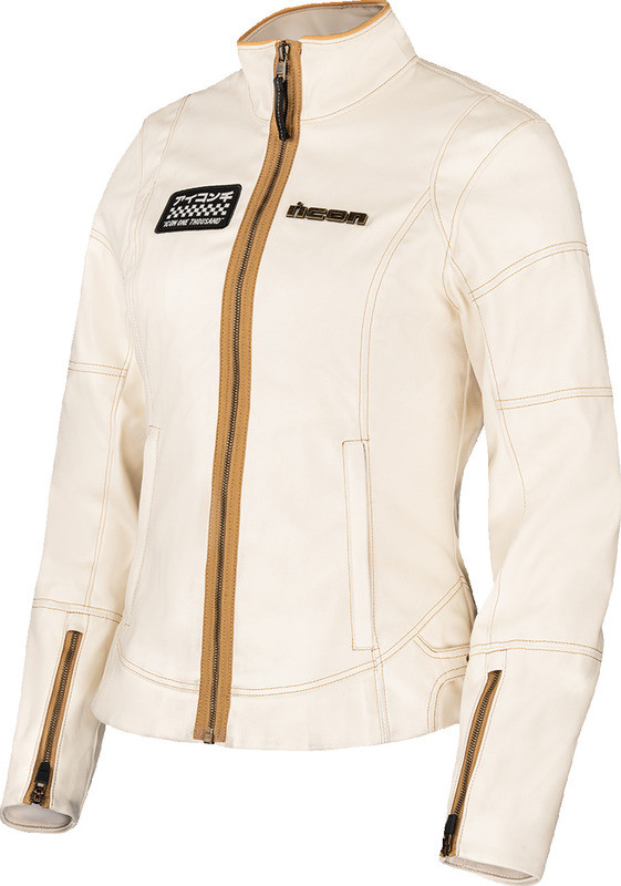 Icon Tuscadero 3 White Women's Jacket