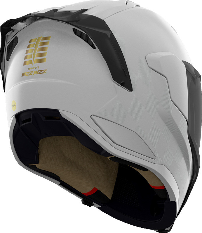 Icon Ultraflite Rizz White Helmet - Speed Addicts