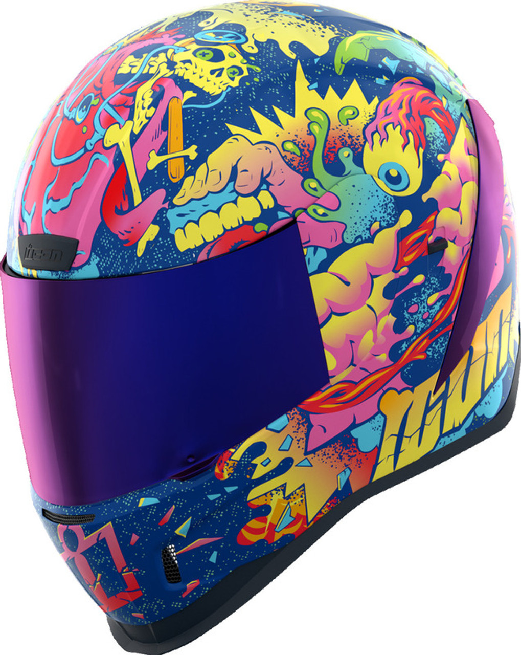 Icon Airform Scatterbrain Purple Helmet