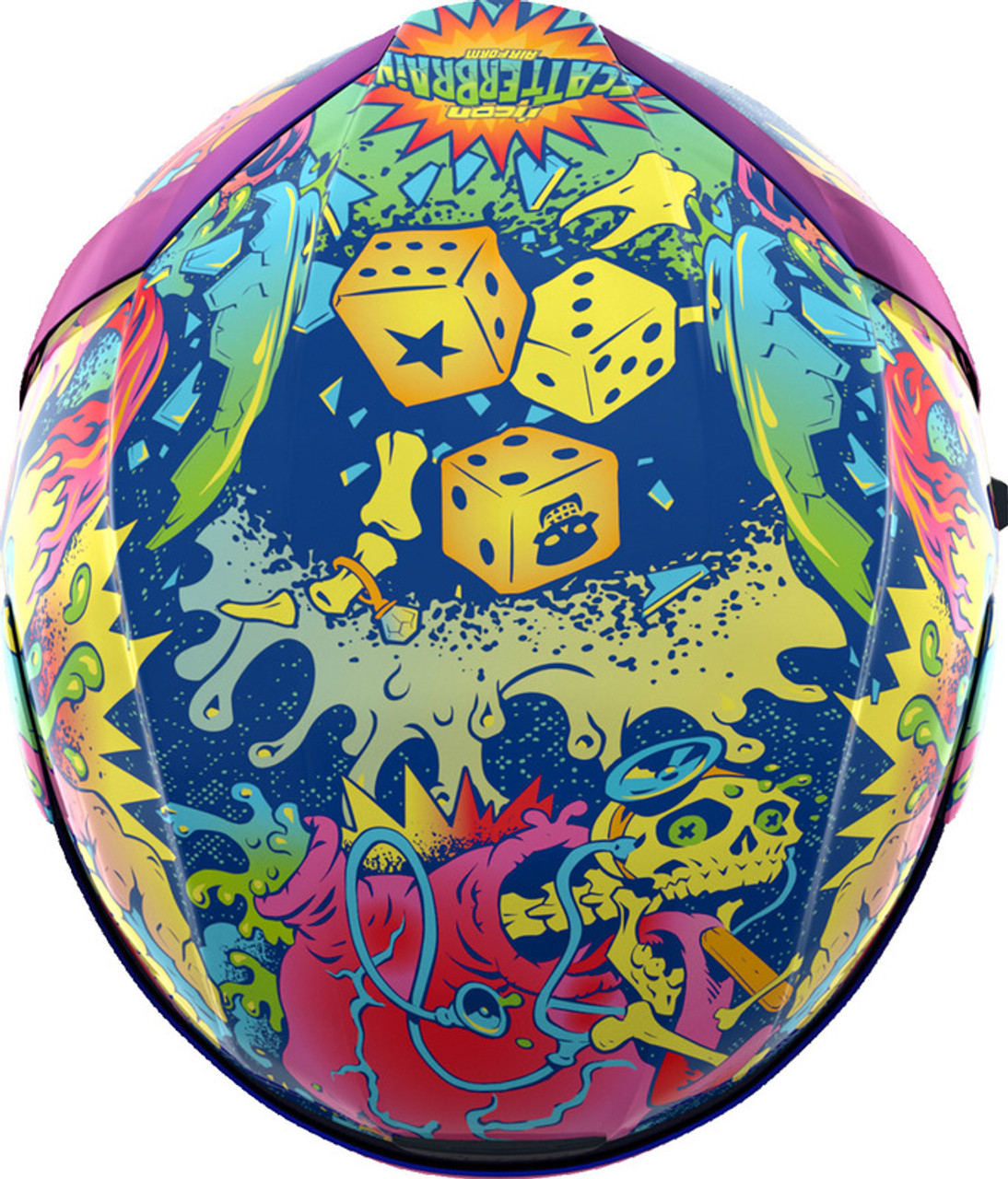 Icon Airform Scatterbrain Purple Helmet