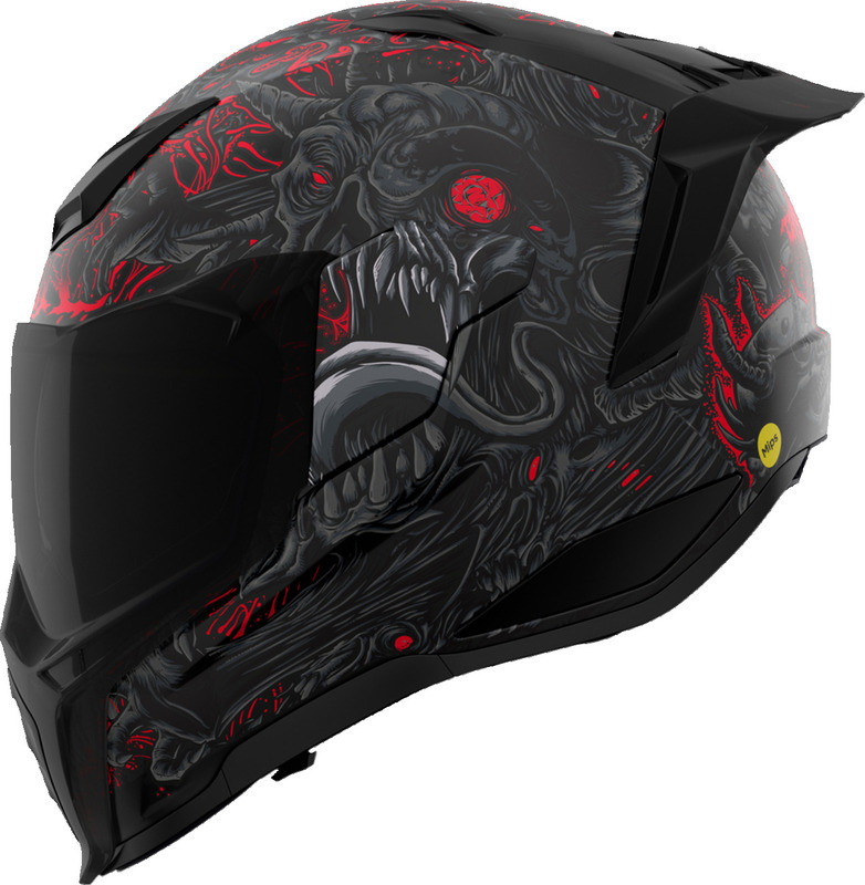 Icon Ultraflite Misanthrope Black Helmet - Speed Addicts