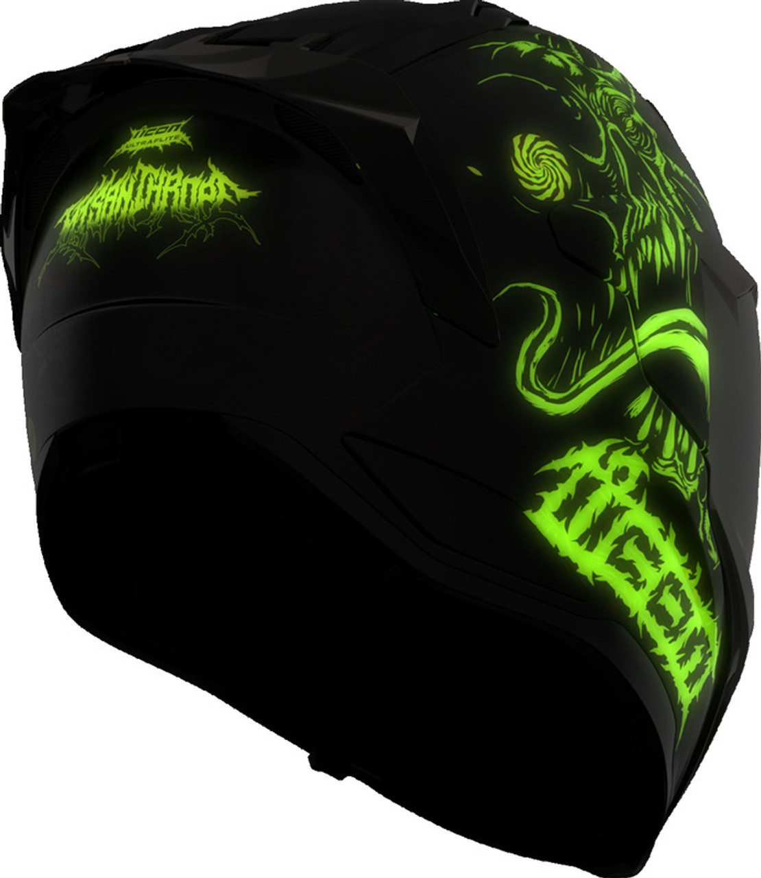 Icon Ultraflite Misanthrope Black Helmet