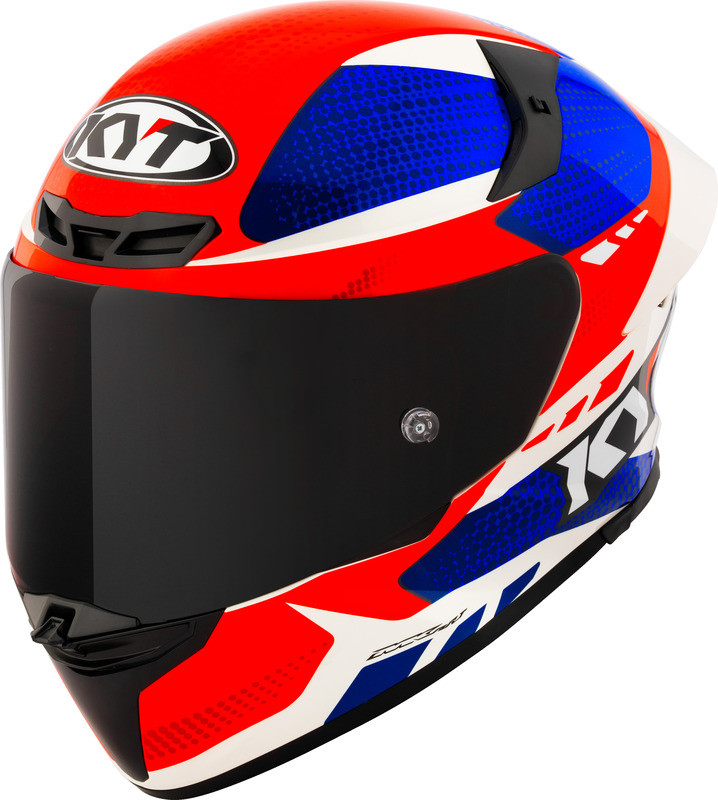 KYT TT-Revo Gear Blue Red Helmet