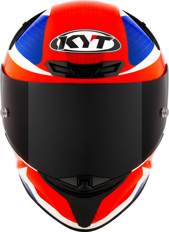 KYT TT-Revo Gear Blue Red Helmet