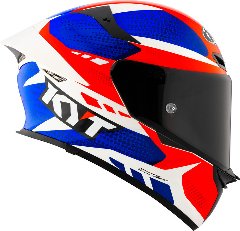 KYT TT-Revo Gear Blue Red Helmet