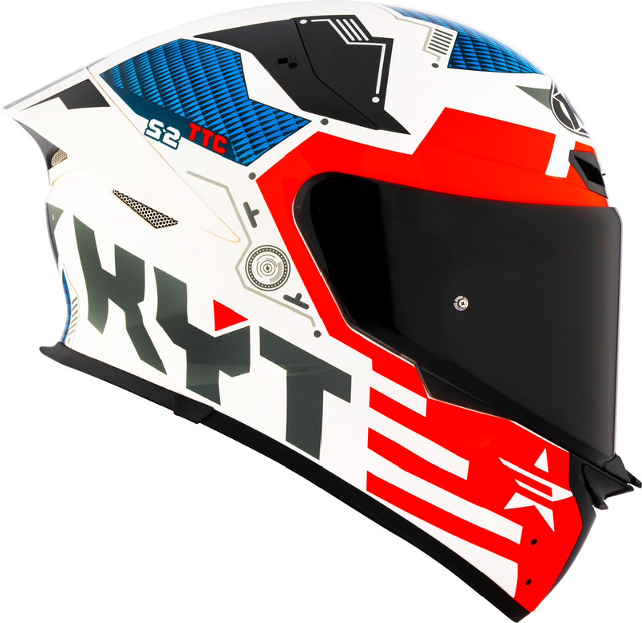 KYT TT-Revo Fuselage Red Helmet