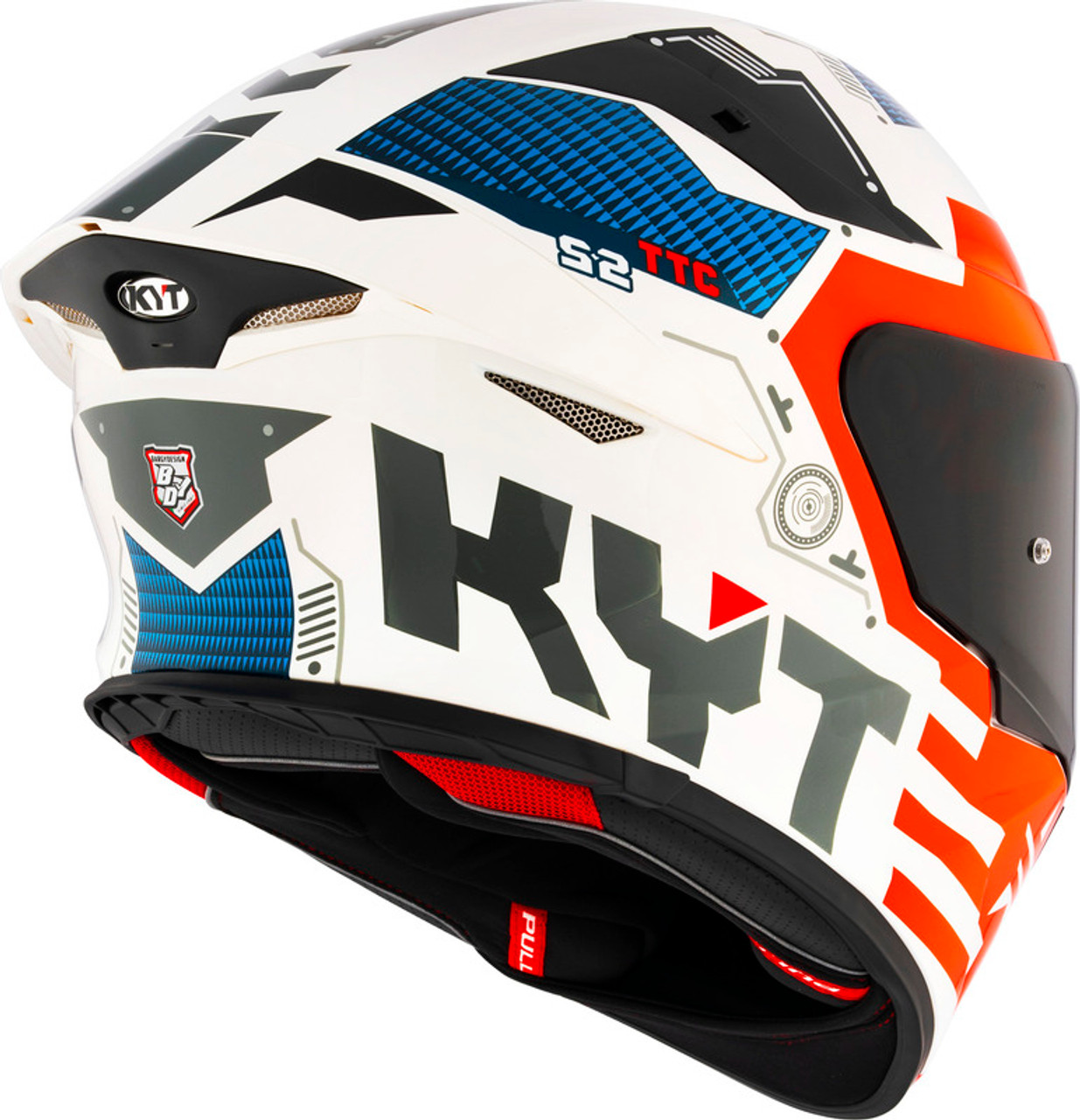 KYT TT-Revo Fuselage Red Helmet