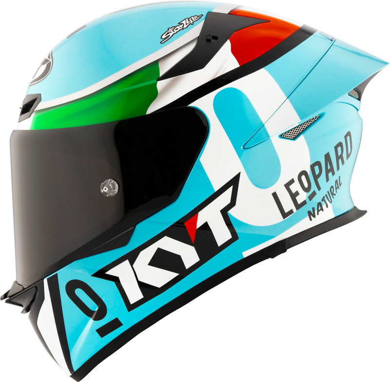 KYT TT-Revo Leopard Tricolore Replica Helmet