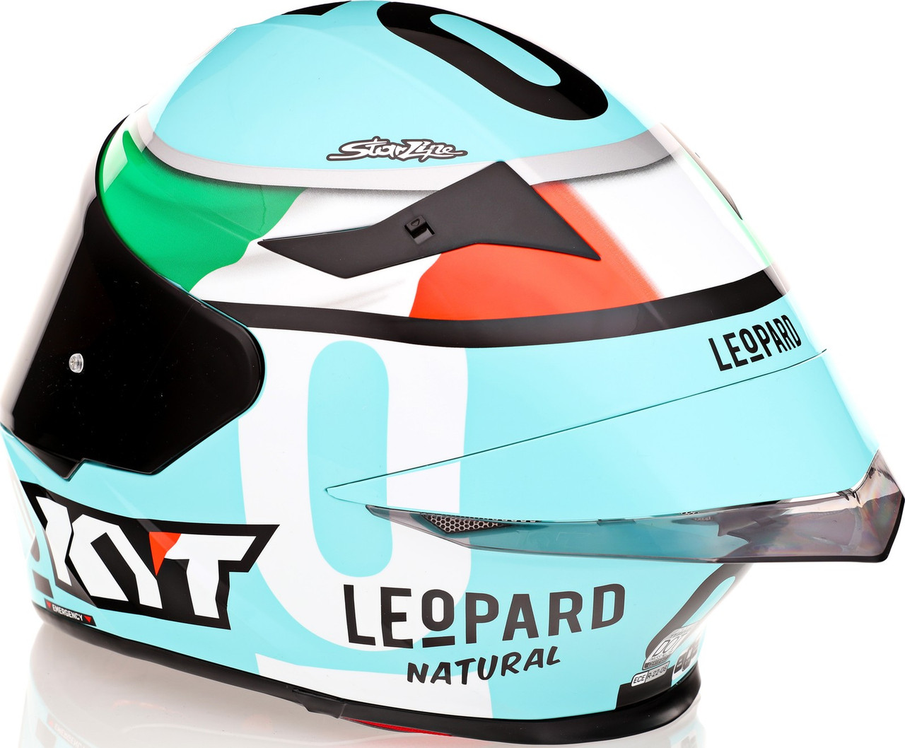 KYT TT-Revo Leopard Tricolore Replica Helmet