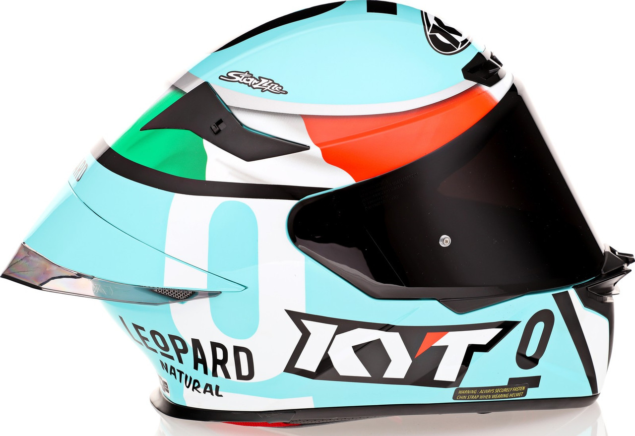KYT TT-Revo Leopard Tricolore Replica Helmet