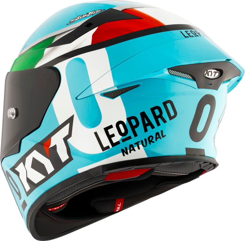 KYT TT-Revo Leopard Tricolore Replica Helmet
