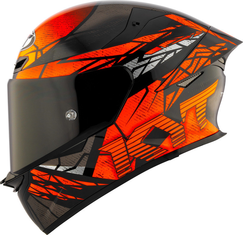 KYT TT-Revo Combustion Orange Helmet