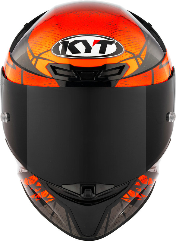 KYT TT-Revo Combustion Orange Helmet