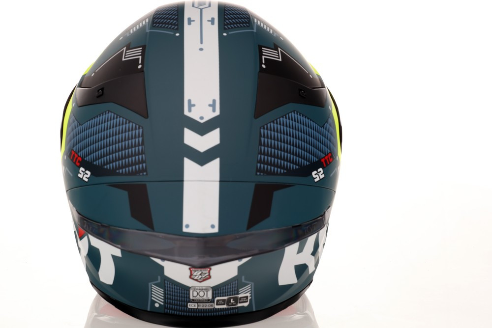 KYT TT-Revo Fuselage Yellow Matte Helmet - Speed Addicts