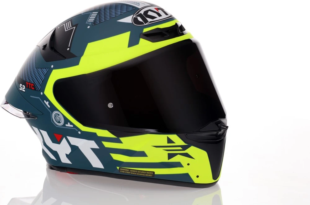 KYT TT-Revo Fuselage Yellow Matte Helmet