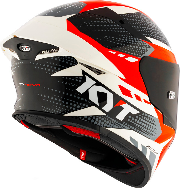 KYT TT-Revo Gear Black Red Helmet