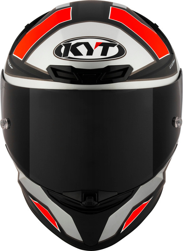 KYT TT-Revo Electron Grey Red Matte Helmet