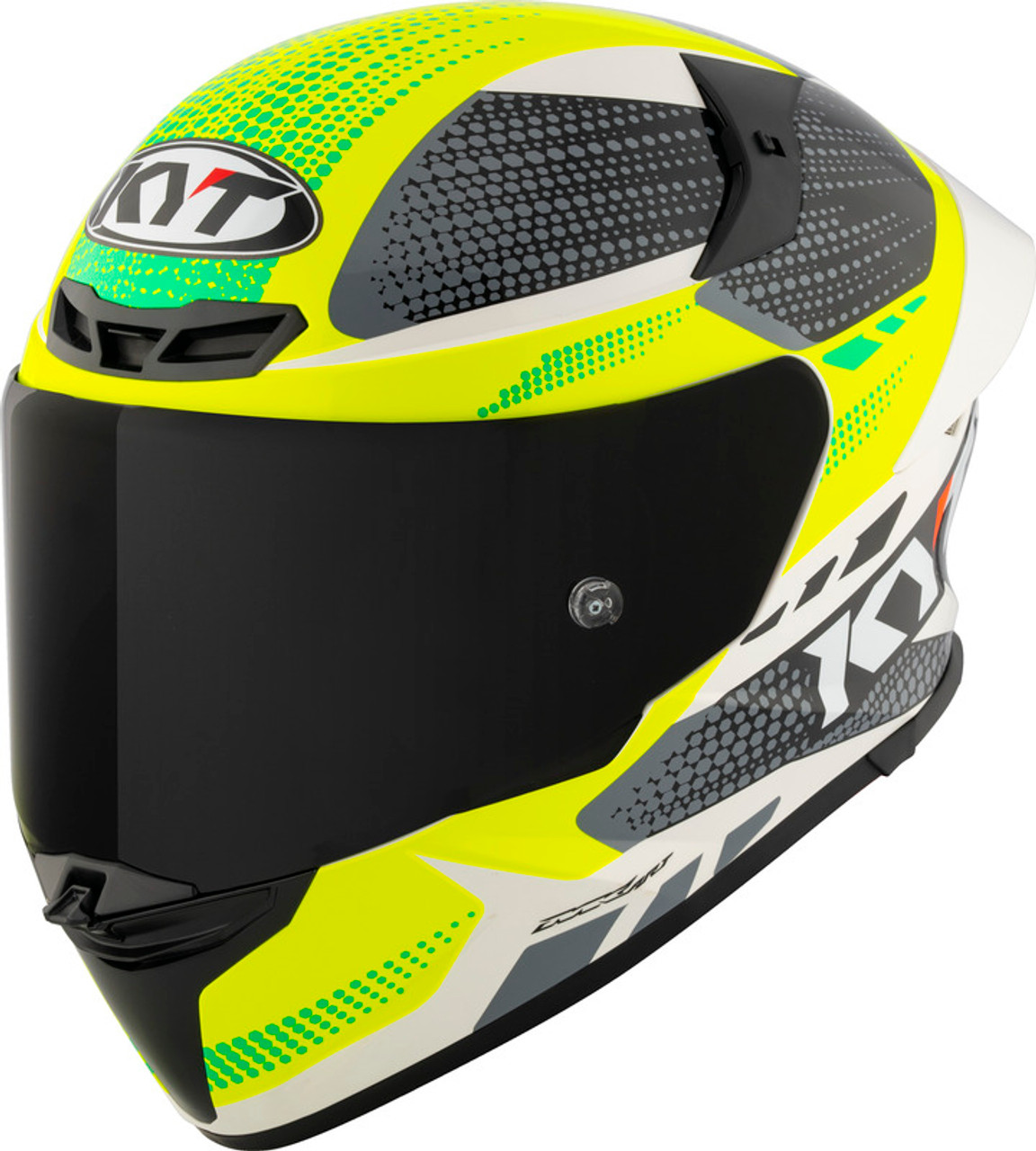 KYT TT-Revo Gear Black Yellow Helmet