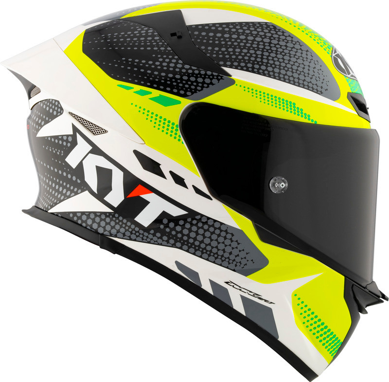 KYT TT-Revo Gear Black Yellow Helmet