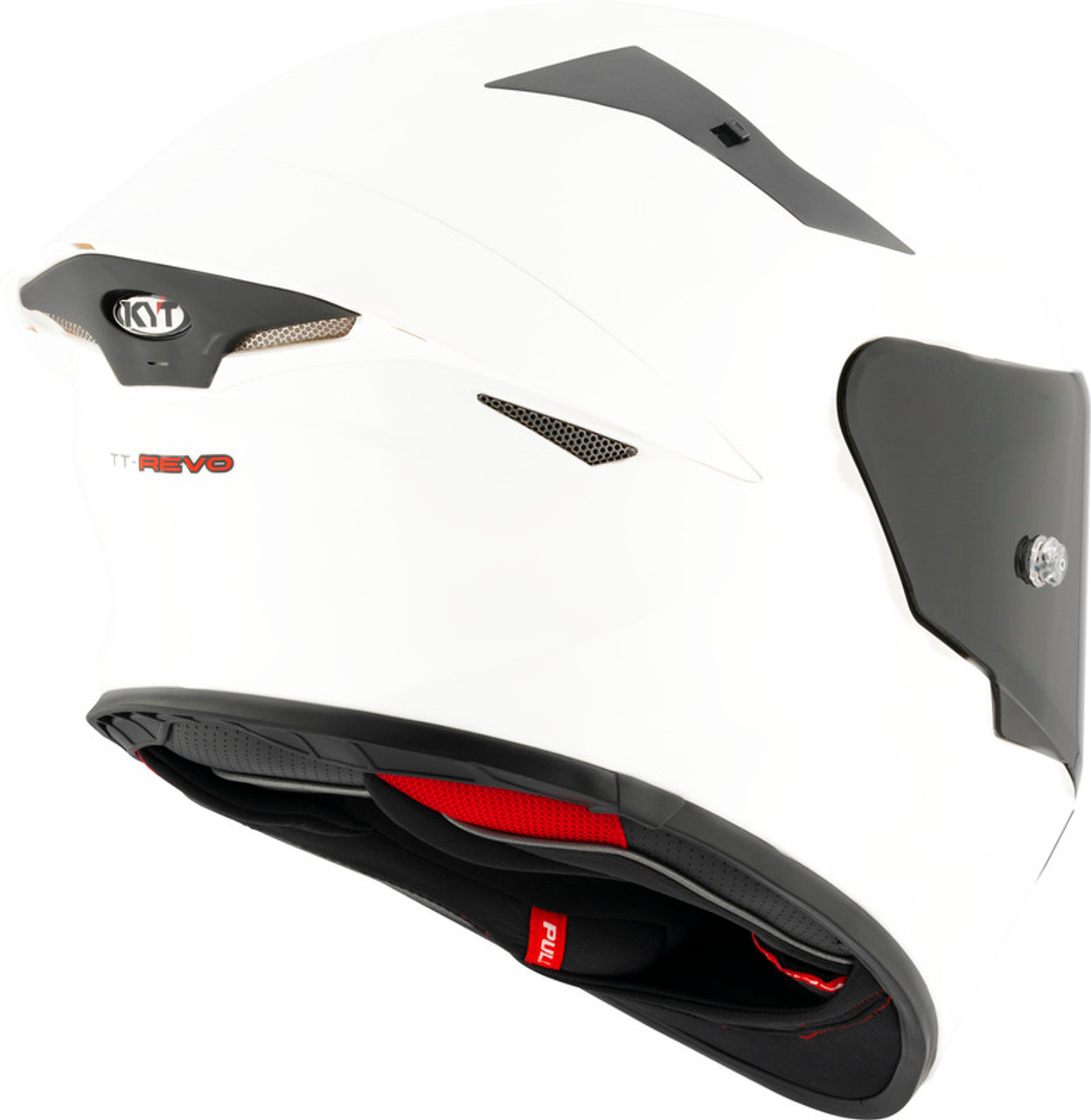 KYT TT-Revo White Helmet