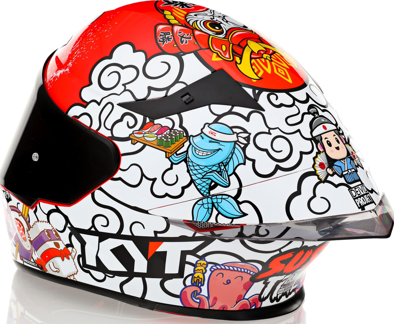 KYT TT-REVO Sushi Time Mサイズ KYT TT-Revo Sushi Time Helmet - Speed Addicts