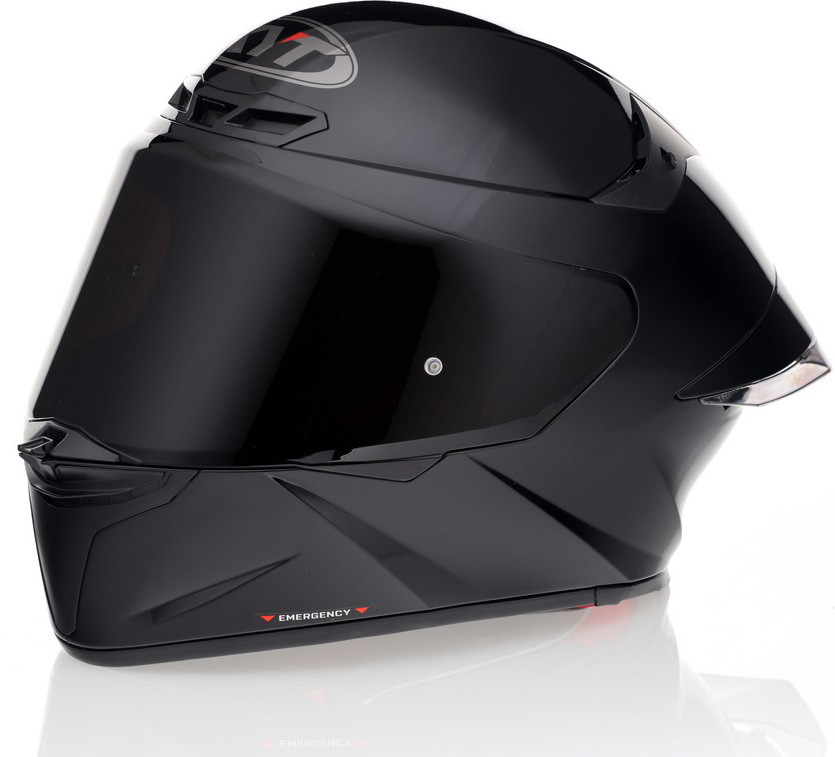 KYT TT-Revo Gloss Black Helmet - Speed Addicts