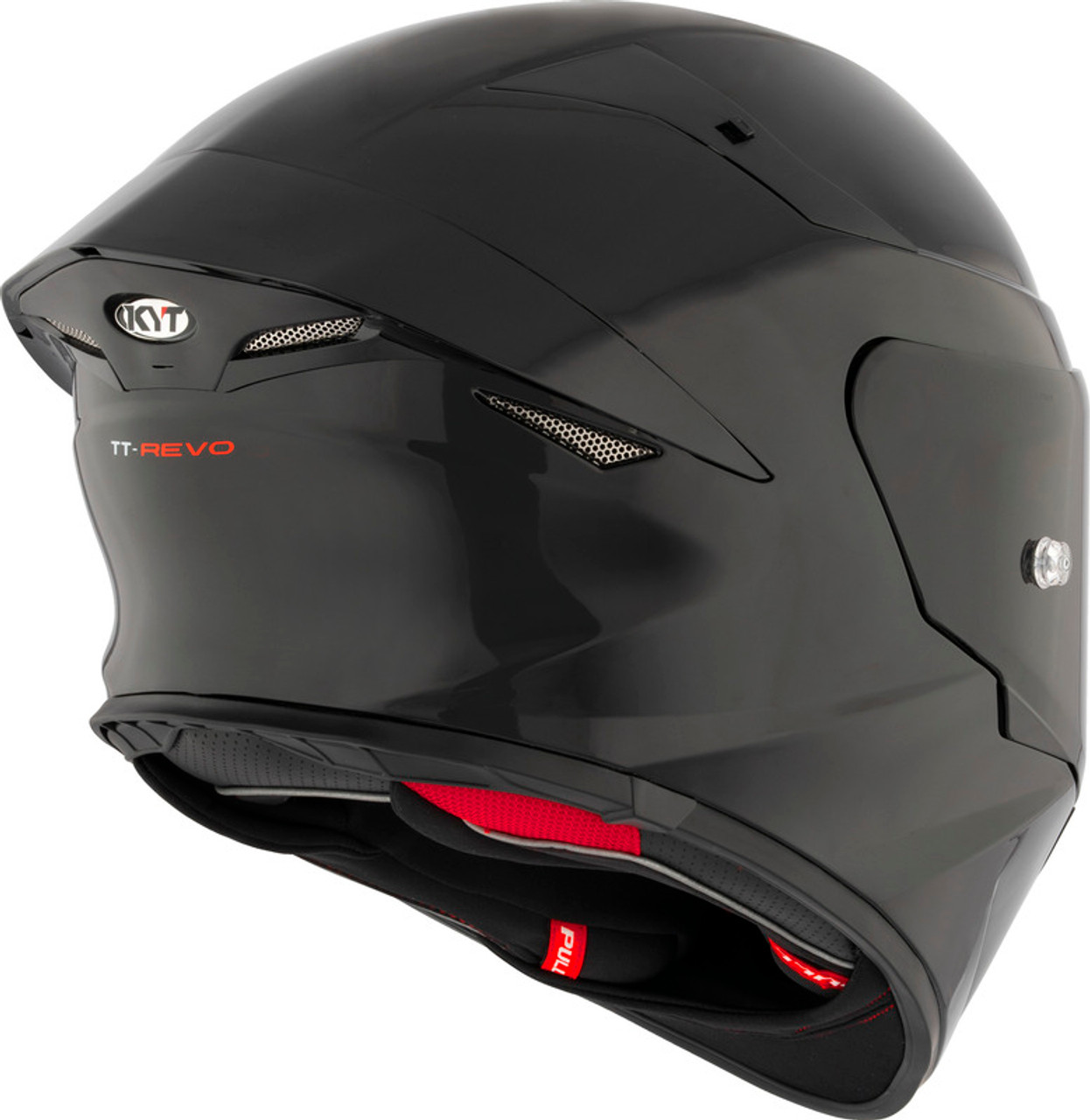 KYT TT-Revo Gloss Black Helmet